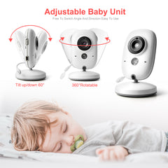 VB603 Video Baby Monitor 2.4G Wireless With 3.2 Inches LCD 2 Way Audio Talk Night Vision Surveillance Security Camera Babysitter