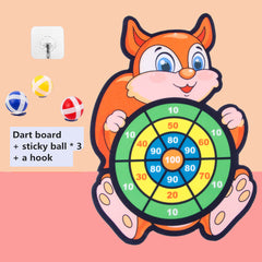 Kind Montessori Spielzeug für Kinder 2 zu 4 Jahre alt Cartoon Tier Dart Board Klebrige Ball Familie Interaktive Pädagogisches Spielzeug Baby