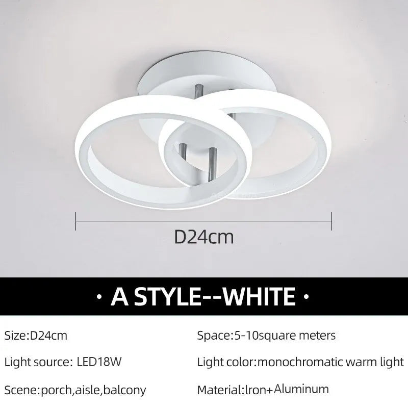 Moderne LED Gang Deckenleuchten Nodic Home Beleuchtung Led Oberfläche Montiert für Schlafzimmer Wohnzimmer Flur Licht Balkon Lichter