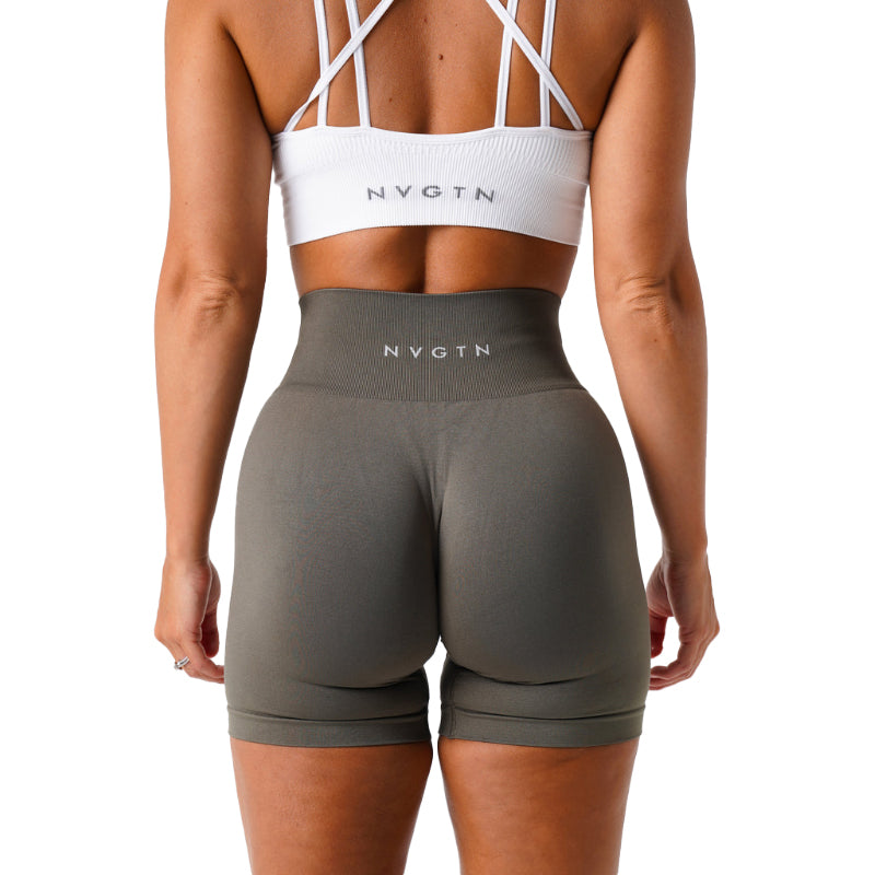 NVGTN – short solide en Spandex sans couture pour femmes, collants d'entraînement doux, tenues de Fitness, pantalons de Yoga, vêtements de sport