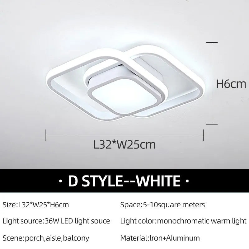 Moderne LED Gang Deckenleuchten Nodic Home Beleuchtung Led Oberfläche Montiert für Schlafzimmer Wohnzimmer Flur Licht Balkon Lichter