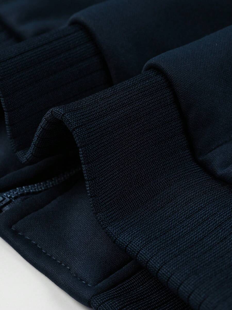 Veste à capuche zippée doublée Teddy pour homme 