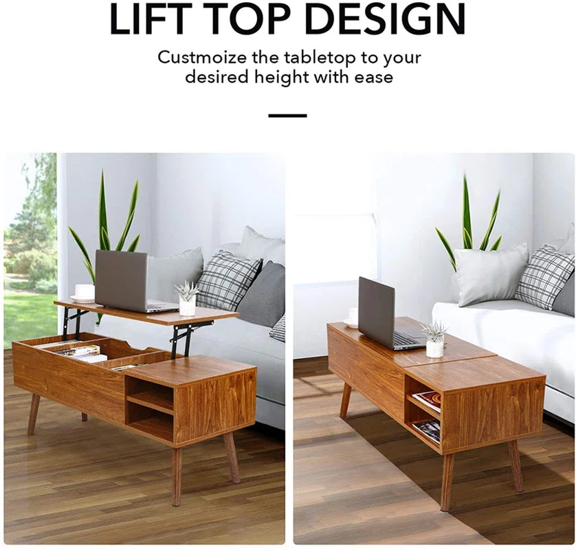 Amethy Lift Top Coffee Table with Storage