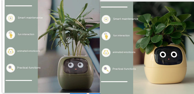 Smart Planter Endless Fun Over 49 Rich Expressions 7 Smart Sensors And AI Chips Make Raising Plants Easy And Fun