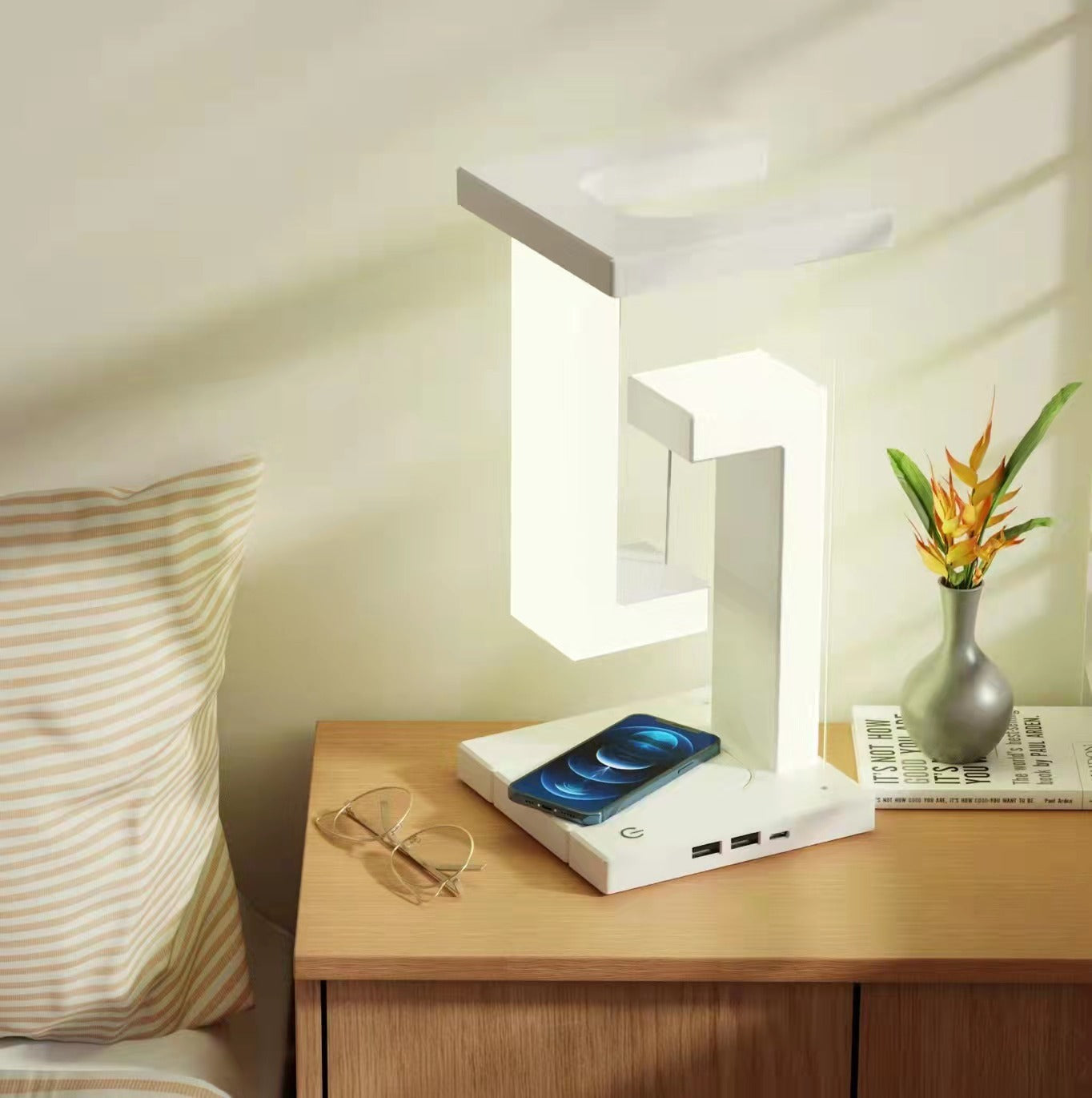 Modern Desk Lights USB Eye Protection LED Table Lamp For Living Room Bedroom End Tables Office