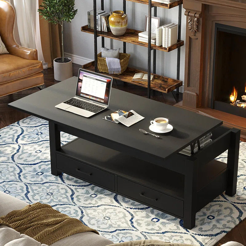 Eoghan Lift Top Coffee Table with 2 Drawers