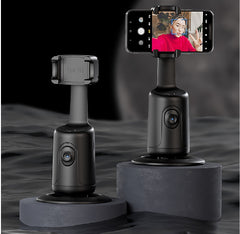 360 Auto Face Tracking Gimbal AI Smart Gimbal Gesichtsverfolgung Automatischer Telefonhalter für Smartphone-Video-Vlog-Live-Stabilisatorstativ