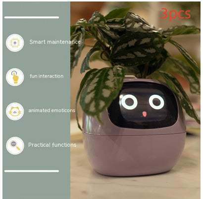 Smart Planter Endless Fun Over 49 Rich Expressions 7 Smart Sensors And AI Chips Make Raising Plants Easy And Fun