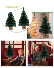 60Cm Christmas Tree Tabletop Spruce with New Material and Perfect for Home Office Party Indoor Christmas Decoration Holiday