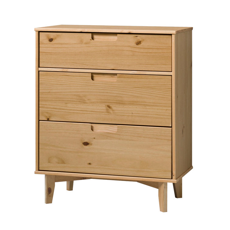 Commode à 3 tiroirs en bois Helmick