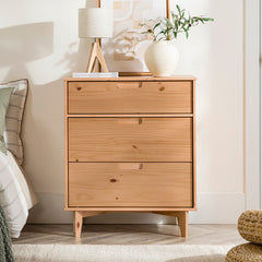 Helmick 3  Wooden Drawer Dresser