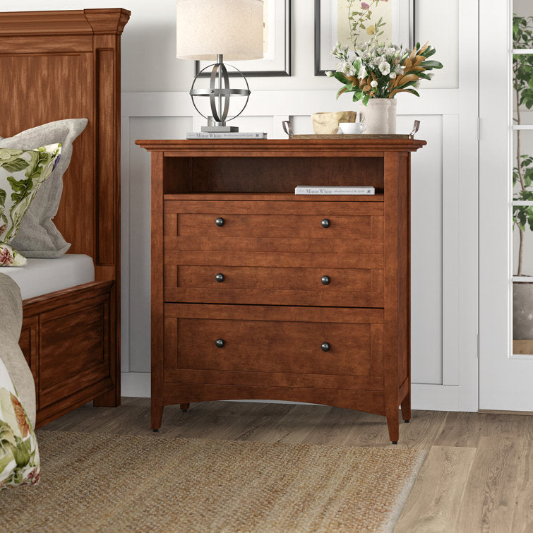 Melusina 3 Wooden Drawer Dresser