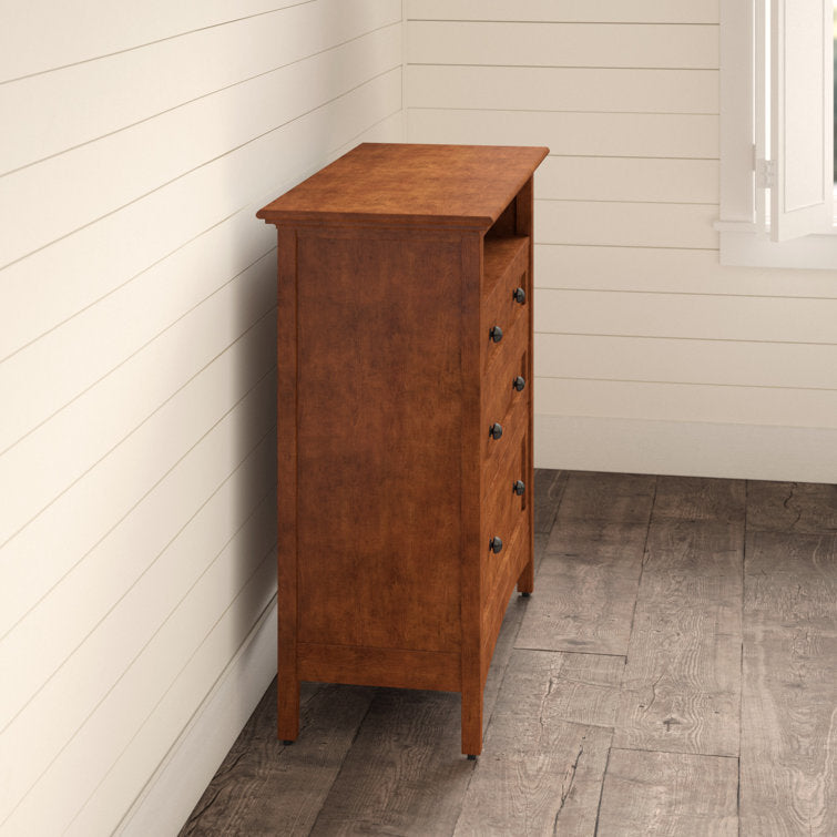 Commode 3 tiroirs en bois Melusina