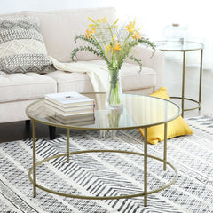 Doynton Glass Top Coffee Table