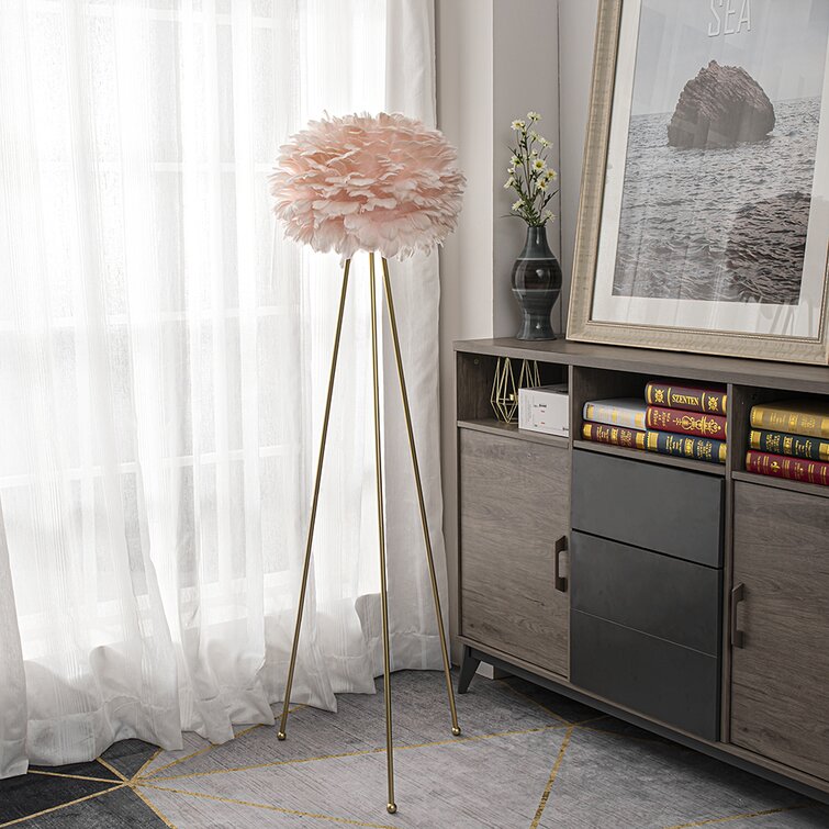 Marjorie 60'' Gold Tripod Floor Lamp