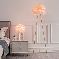 Marjorie 60'' Gold Tripod Floor Lamp