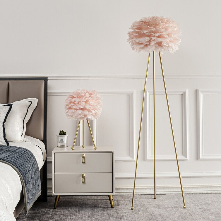 Marjorie 60'' Gold Tripod Floor Lamp