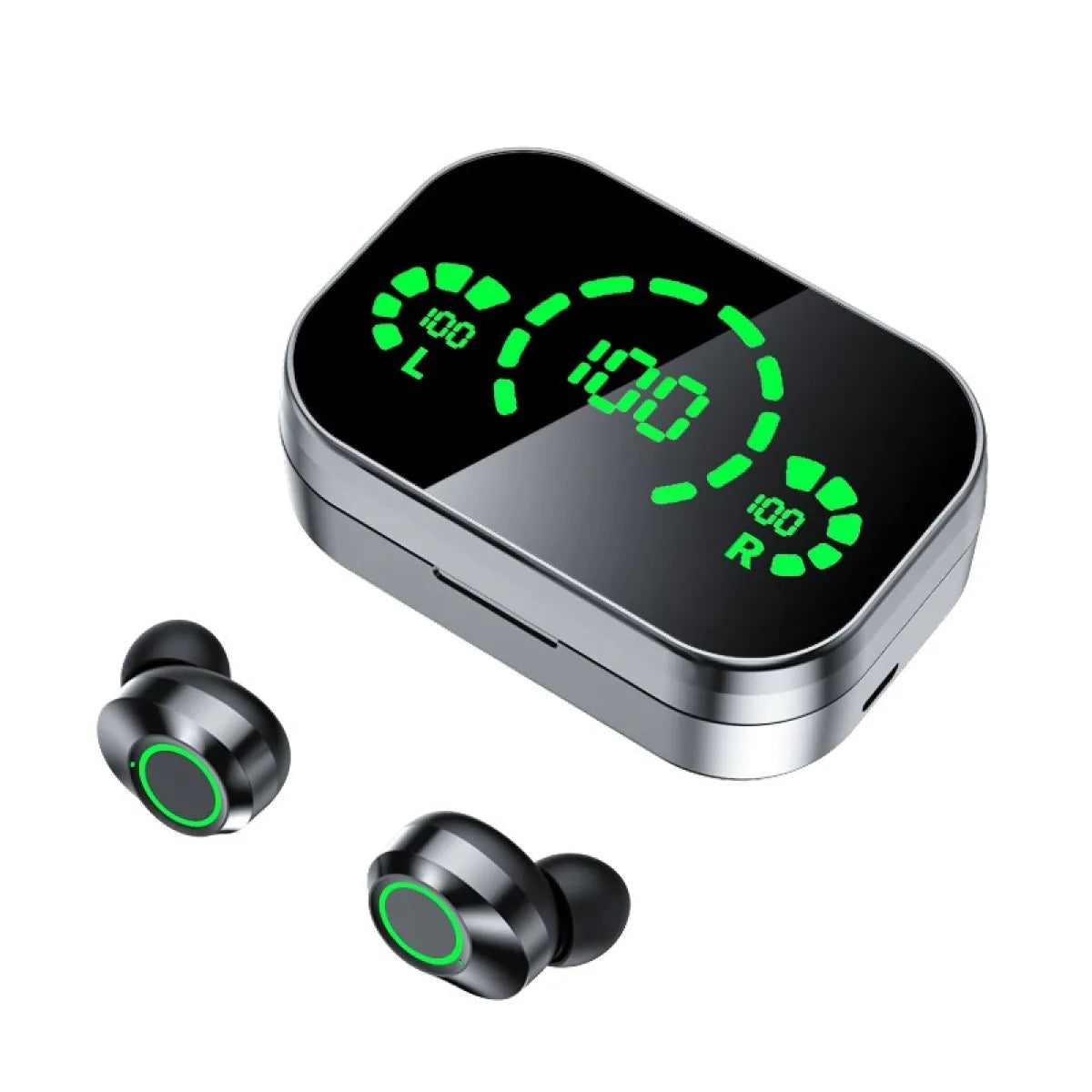 YD03 Kabelloses Bluetooth-Headset TWS Großbild-Smart-Digitalanzeige im Ohr-Atmungslicht