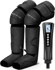 Gifts for Dad Mom Men Women Christmas Mother Day Father Day, Air Compression Massager with Heat for Foot,Leg,Calf,Thigh and Knee, Helpful for Vericose Veins, Muscle Fatigue, Cramps, Swelling and Edema