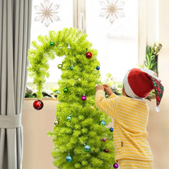 Hot Selling Artificial PVC Grinch Christmas Tree Whimsical Christmas Tree for Christmas Party Decor