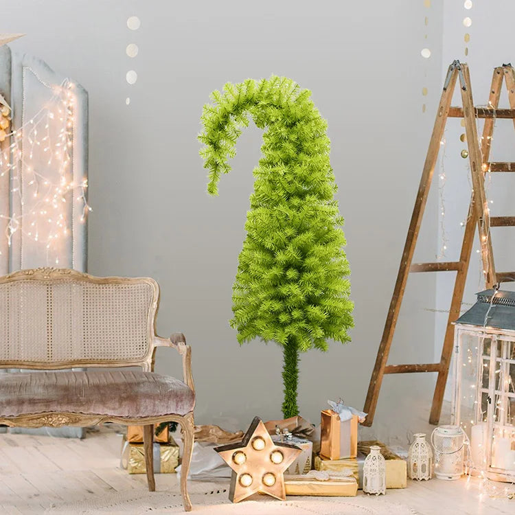 Hot Selling Artificial PVC Grinch Christmas Tree Whimsical Christmas Tree for Christmas Party Decor