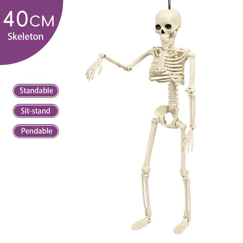 Cross Border Halloween Skeleton Model Garden Party Decoration Props Haunted House 40Cm Skeleton