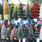 Hot Sales High Quality Small Mini Desktop Thin Tabletop Christmas Tree Lighted White For New Year