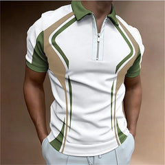 Men Stripes Polo Shirt