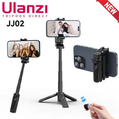 Ulanzi JJ02 Phone Tripod Stand Selfie Booster Handle Grip For Tiktok YouTube Instagram Shooting Desktop Portable Phone Holder