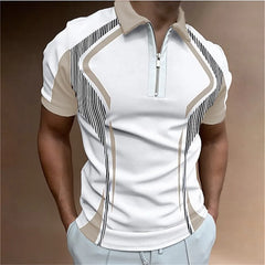 Men Stripes Polo Shirt