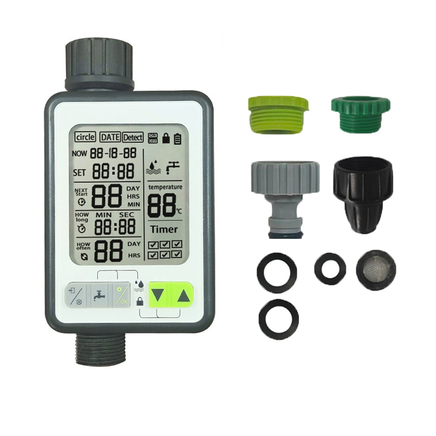 Professional Rainwater Sensing Garden Sprinkler Digital Irrigation Machine Intelligent Irrigation Spray Controller Water Timer