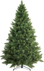 Premium 6Ft Christmas Tree with 1200 Tips for Fullness - Artificial Canadian Fir Full Bodied Christmas Tree 6ft with Metal Stand, Lightweight and Easy to Assemble