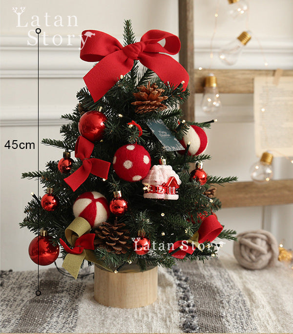 45cm Hight  Little Prelit Christmas Tree Decorated