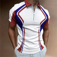 Men Stripes Polo Shirt