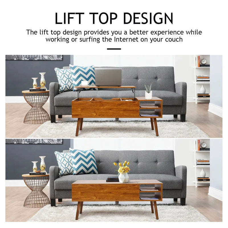 Amethy Lift Top Coffee Table with Storage