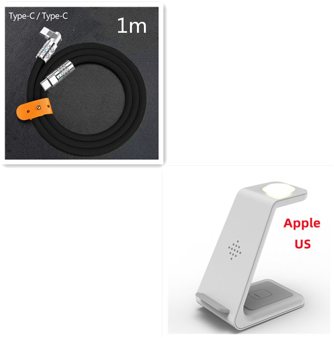 Station de Charge rapide 3 en 1, support de Charge sans fil, Station de Charge rapide sans fil pour support de téléphone