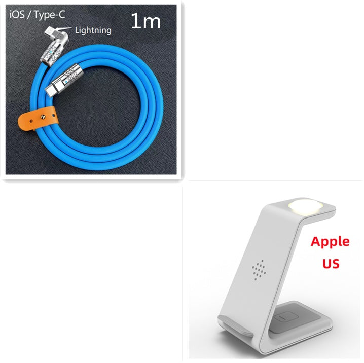 Station de Charge rapide 3 en 1, support de Charge sans fil, Station de Charge rapide sans fil pour support de téléphone