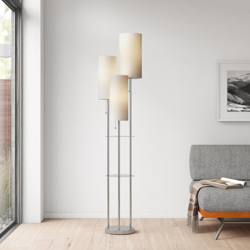 Emelie 68'' Tray Table Floor Lamp