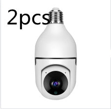 CAMÉRA WiFi 1080P Ampoule 4X Zoom Caméra E27 Accueil 5GWiFi Moniteur d'alarme