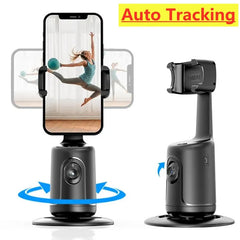 360 Auto Face Tracking Gimbal AI Smart Gimbal Gesichtsverfolgung Automatischer Telefonhalter für Smartphone-Video-Vlog-Live-Stabilisatorstativ