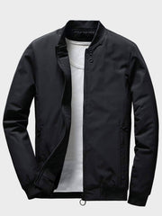 Blouson aviateur zippé pour hommes