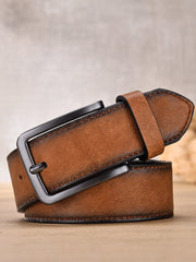 Men Square Buckle Belt For All Seasons