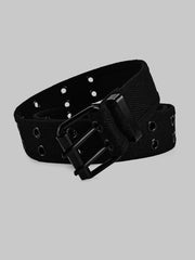 Men Square Buckle Tape Belt