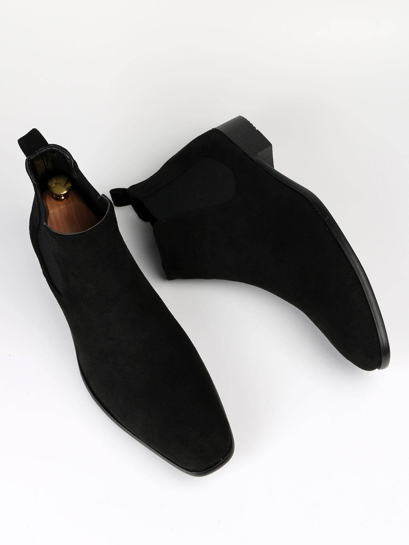 Men Minimalist Slip On Chelsea Boots