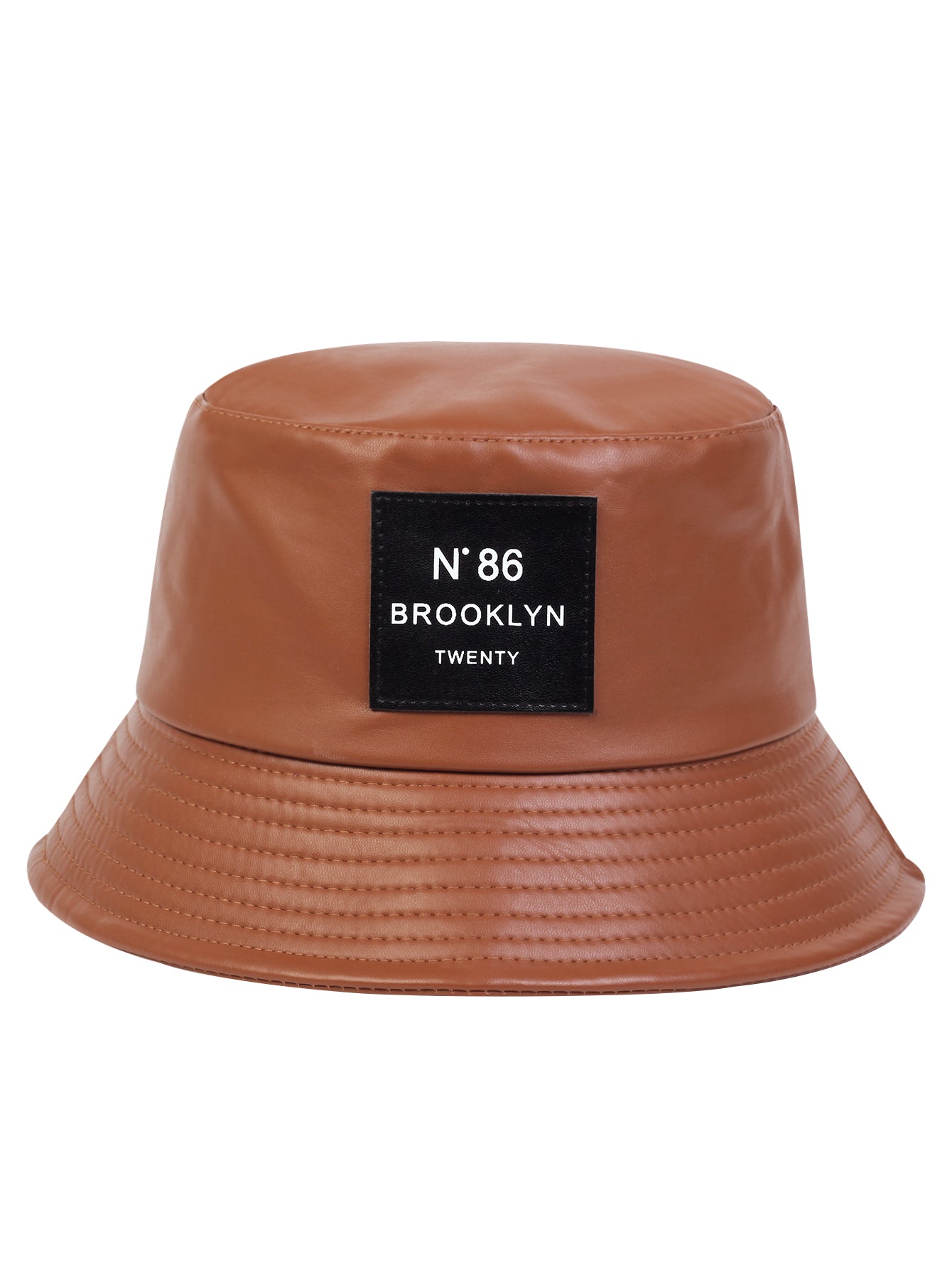 Men Letter Patch Decor Bucket Hat