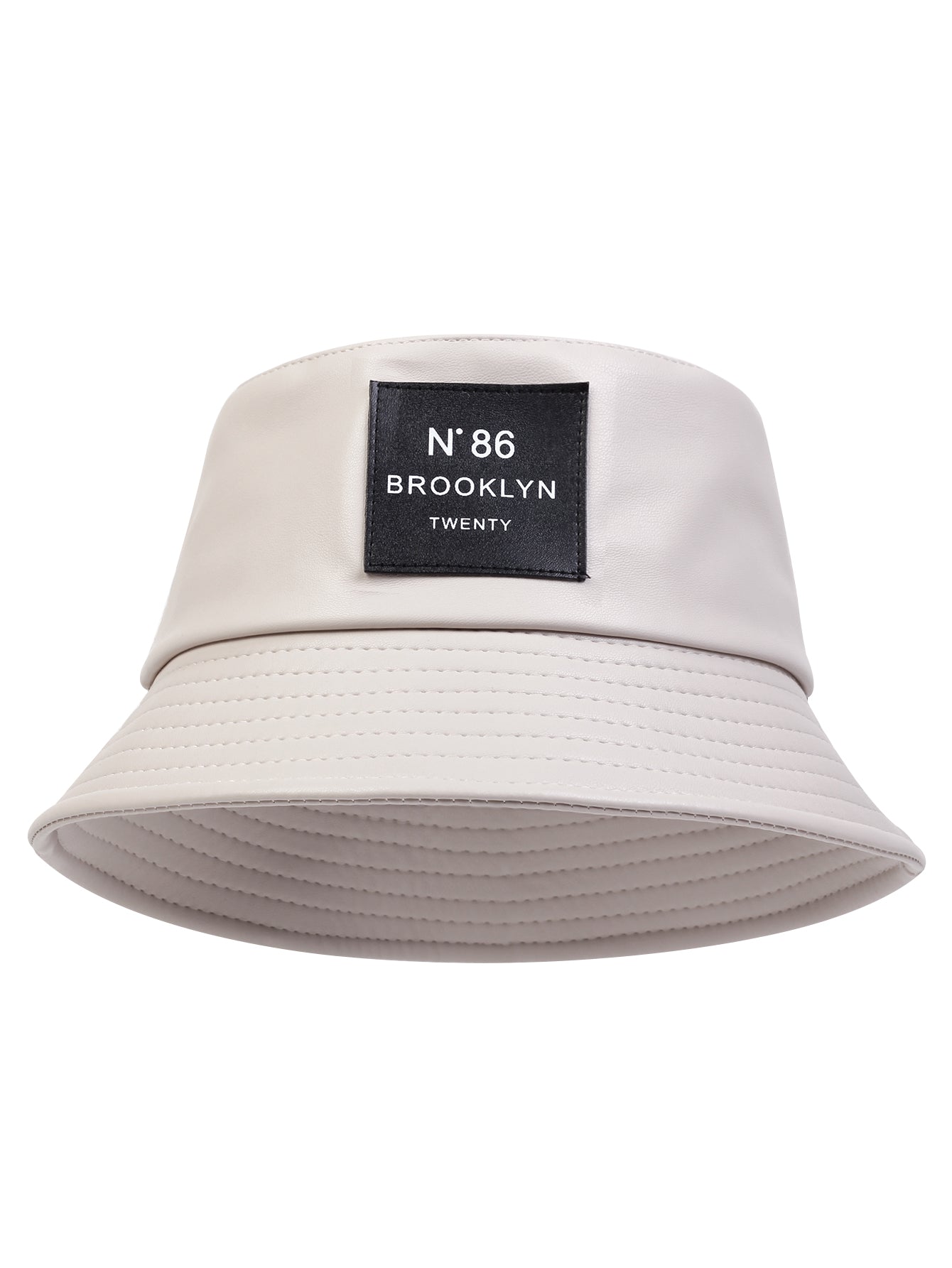 Men Letter Patch Decor Bucket Hat