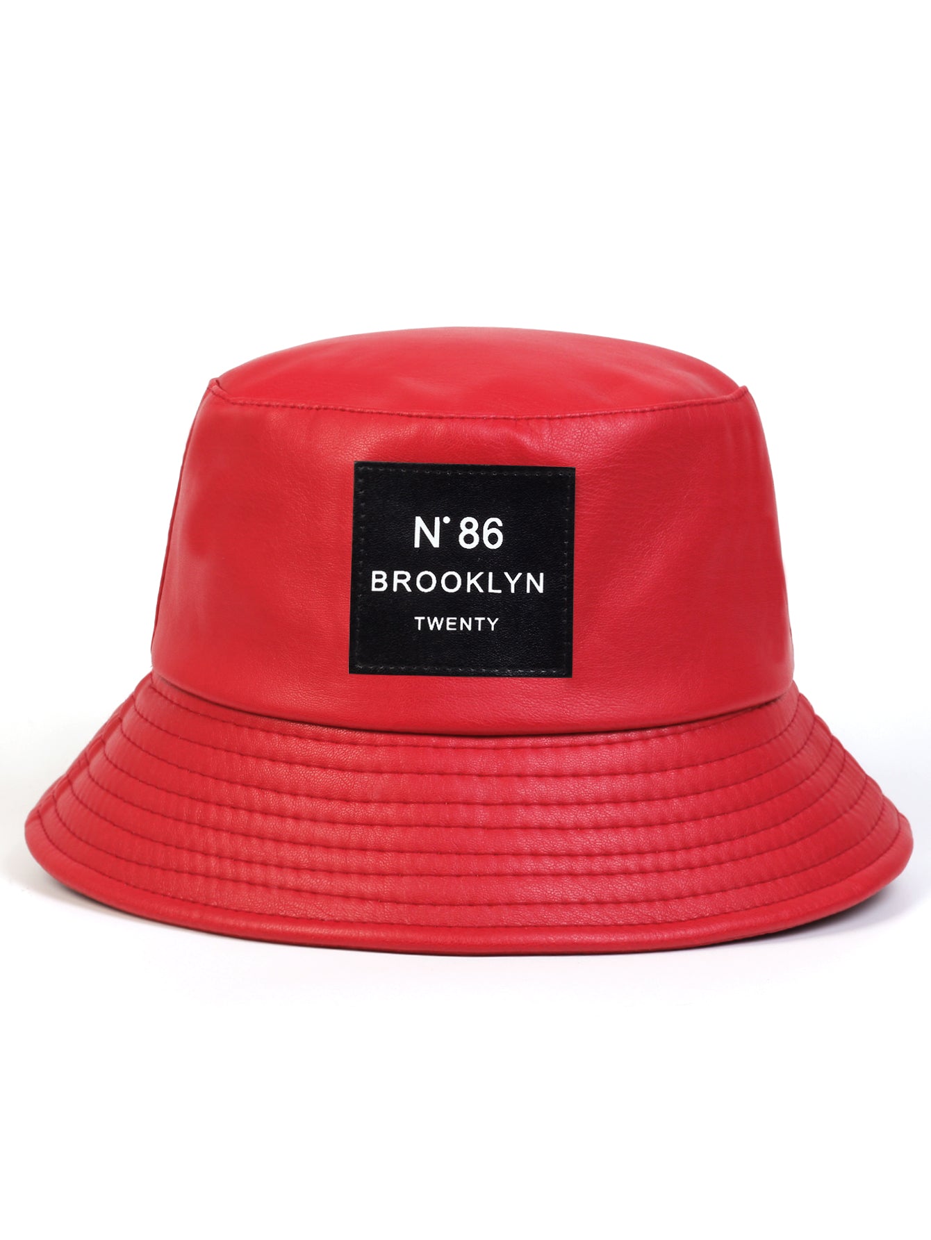 Men Letter Patch Decor Bucket Hat