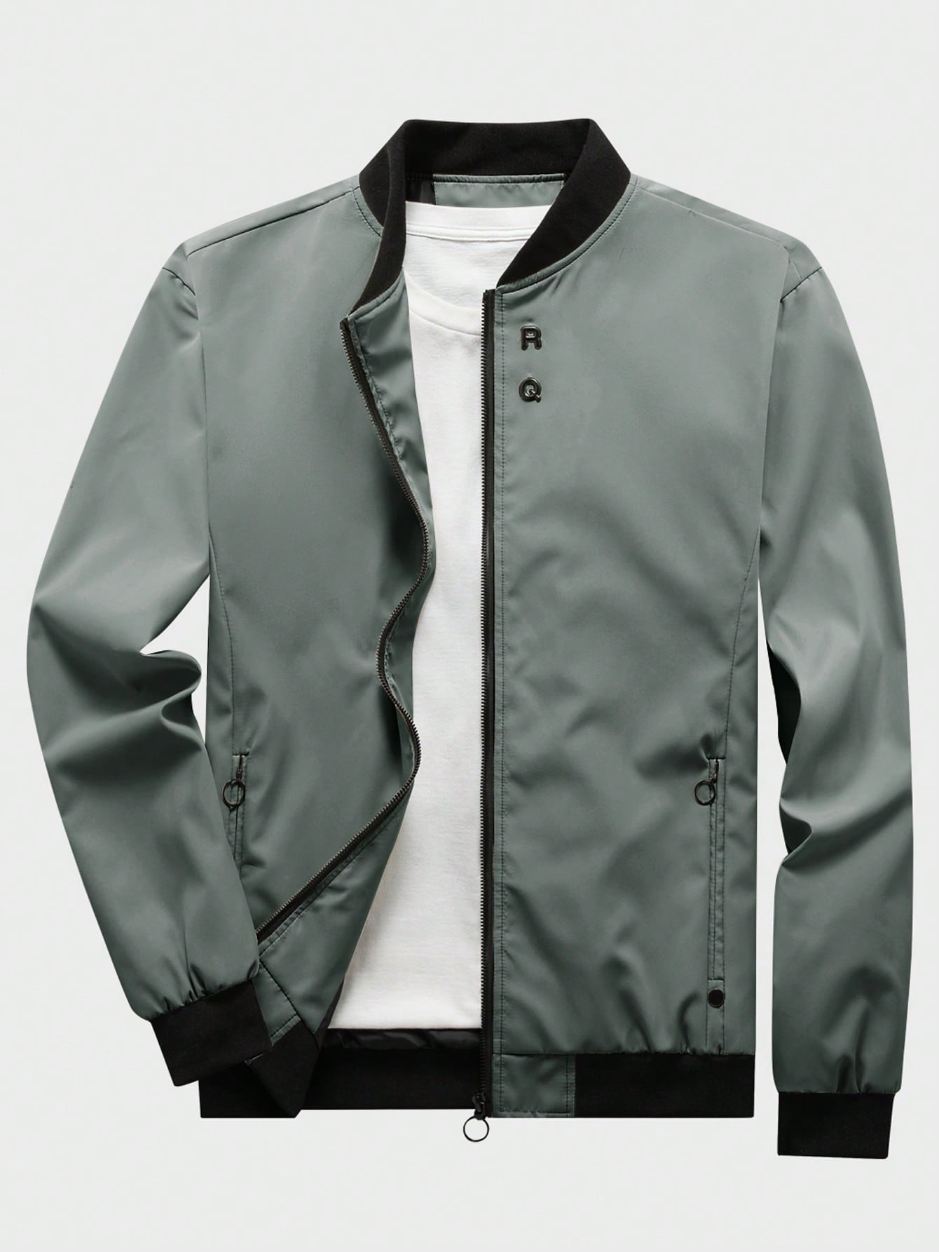 Blouson aviateur zippé pour hommes