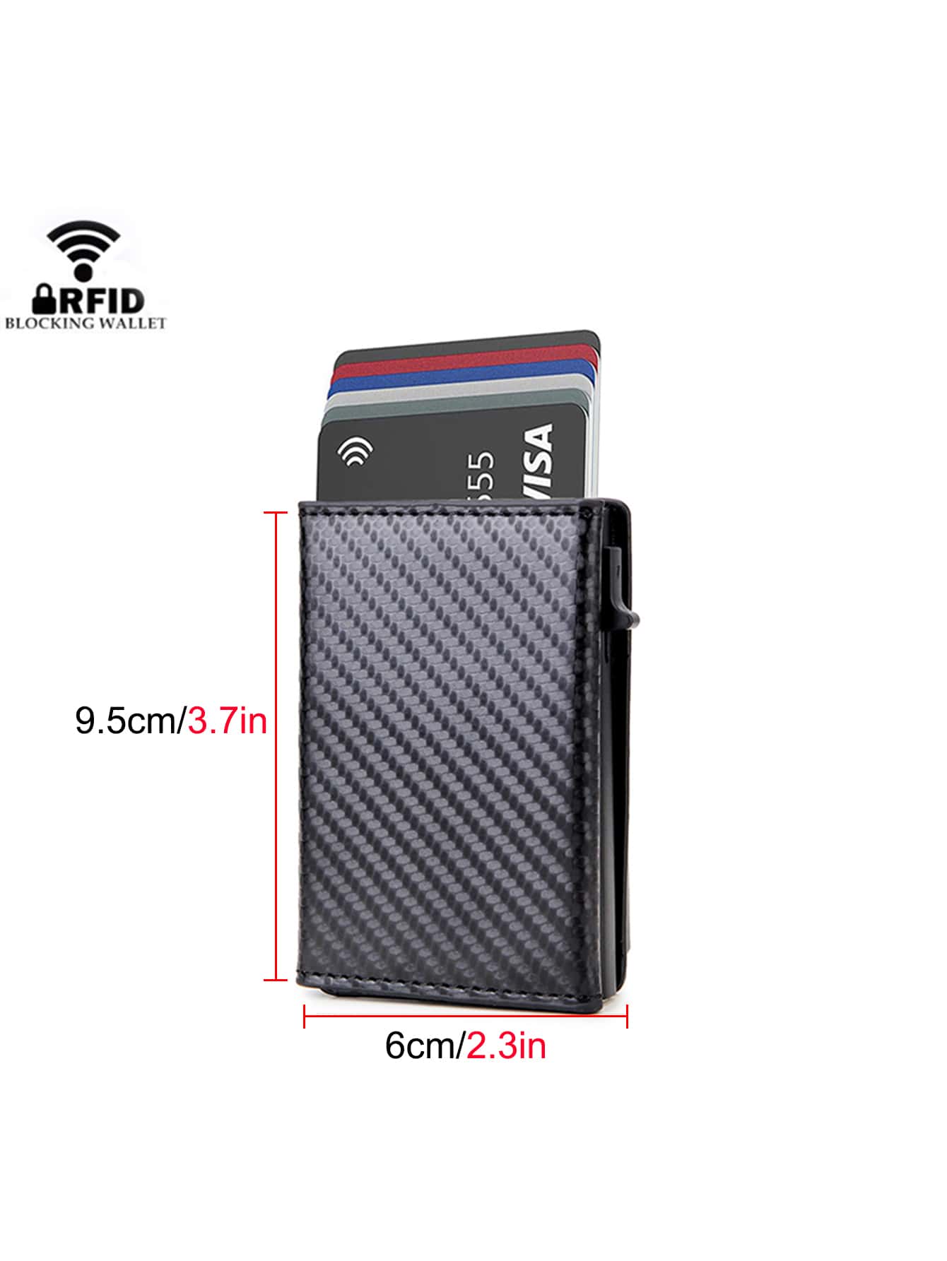 Men Women Rfid Card Holder Leather Airtag Wallet Money Bag