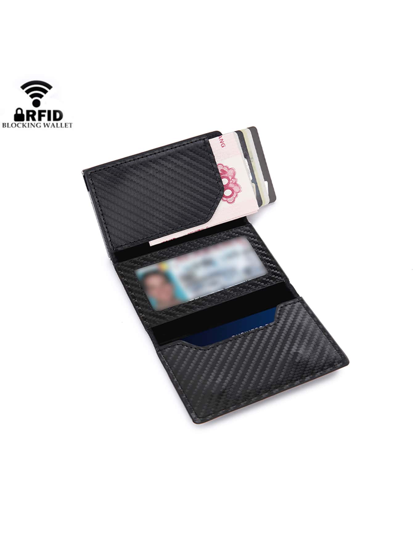 Men Women Rfid Card Holder Leather Airtag Wallet Money Bag